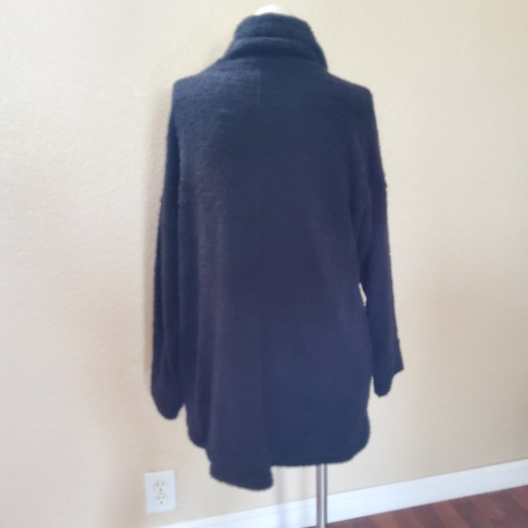 Xersion Cowl Neck Pullover Sweater Black 1X New - Picture 5 of 7